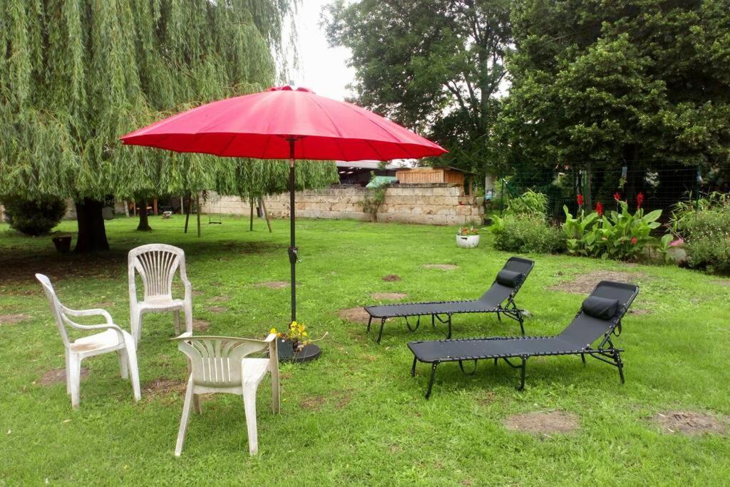 Chassemy Maison Chaleureuse Et De Detente Avec Piscine Et Spa מראה חיצוני תמונה